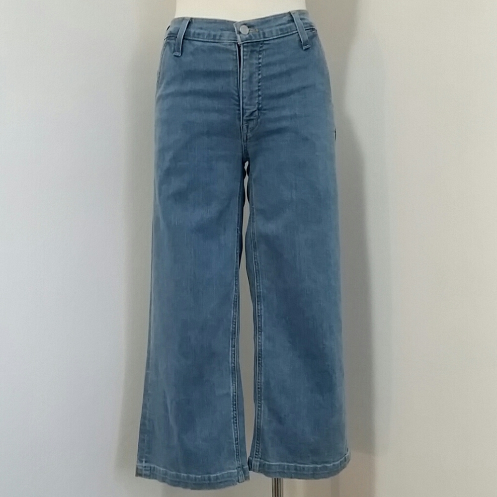 JCREW Factory 10" highest-rise wide-leg jean